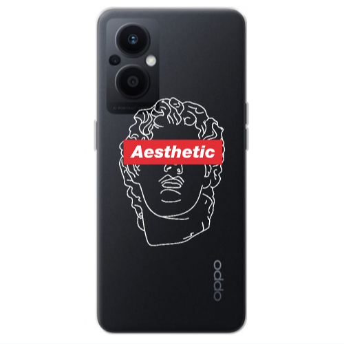 Oppo Reno 7 Lite Aesthetic Transparent Silicone TPU Θήκη