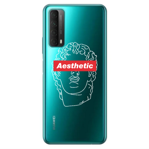Huawei P Smart 2021 Aesthetic Transparent Silicone TPU Θήκη
