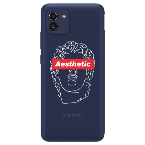 Samsung A03 Aesthetic Transparent Silicone TPU Θήκη