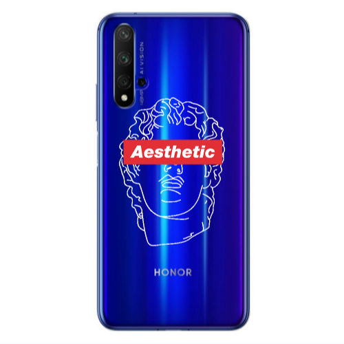 Huawei Nova 5 T Aesthetic Transparent Silicone TPU Θήκη
