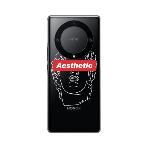 Honor Magic5 Lite 5G Aesthetic Transparent Silicone TPU Θήκη