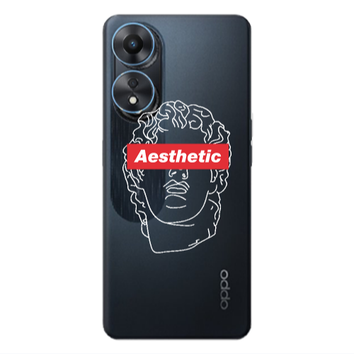 Oppo A 98 Aesthetic Transparent Silicone TPU Θήκη