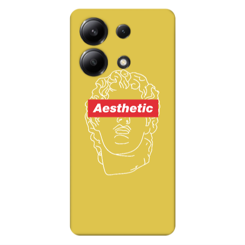 Xiaomi Redmi Note 13 4G Aesthetic Yellow Colored Silicone TPU Θήκη