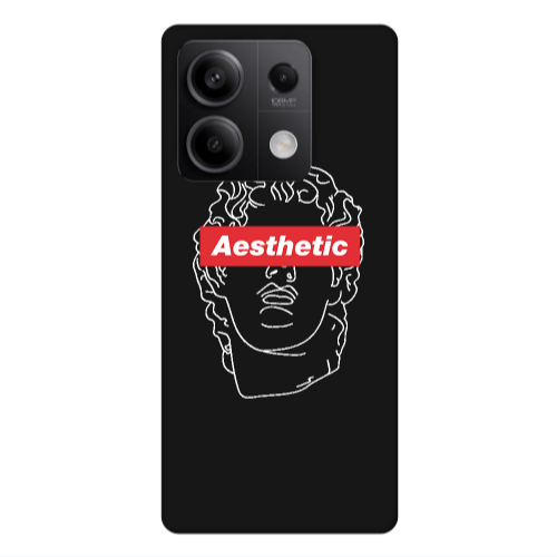 Xiaomi Redmi Note 13Pro 5G Aesthetic Black Colored Silicone TPU Θήκη