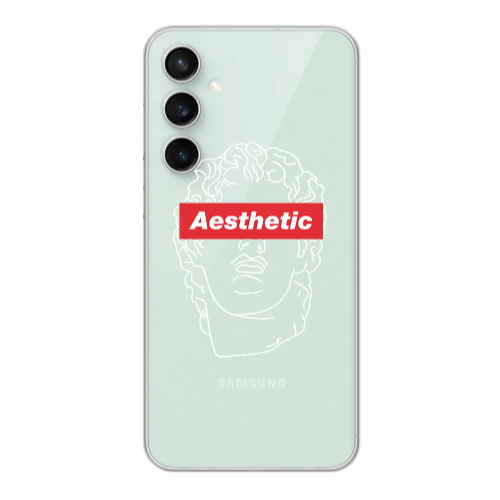 Samsung S24 FE Aesthetic Transparent Silicone TPU Θήκη