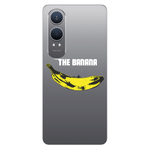 Oneplus Nord Ce 4 lite The banana Transparent Silicone TPU Θήκη
