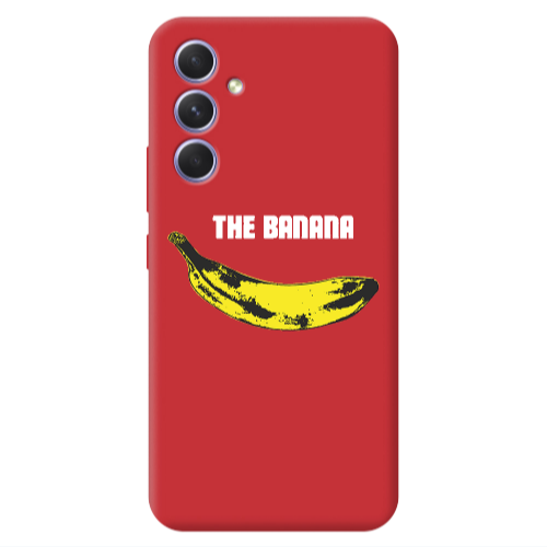 Samsung A56 The banana Red Colored Silicone TPU Θήκη