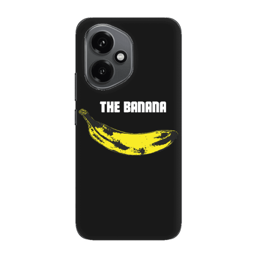 Honor Magic 400 The banana Black Colored Silicone TPU Θήκη