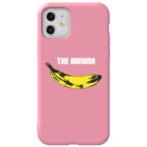 Apple iPhone 11  The banana Pink Colored Silicone TPU Θήκη