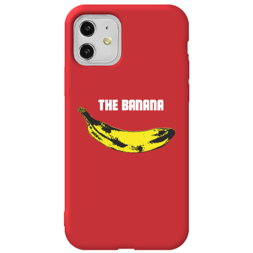 Apple iPhone 11  The banana Red Colored Silicone TPU Θήκη