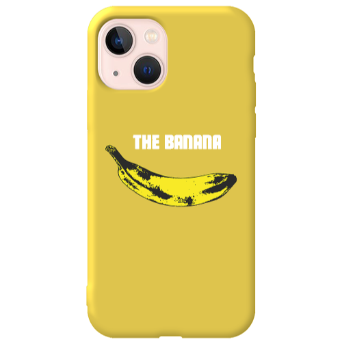 Apple iPhone 13 The banana Yellow Colored Silicone TPU Θήκη