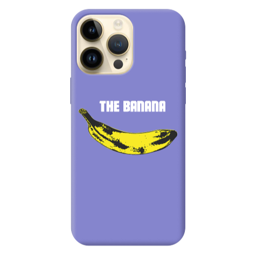 Apple iPhone 13 Pro Max The banana Purple Colored Silicone TPU Θήκη