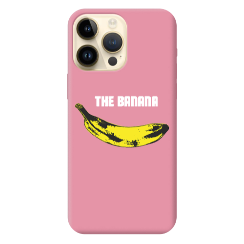 Apple iPhone 13 Pro Max The banana Pink Colored Silicone TPU Θήκη