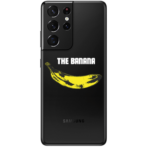 Samsung S21 Ultra The banana Transparent Silicone TPU Θήκη
