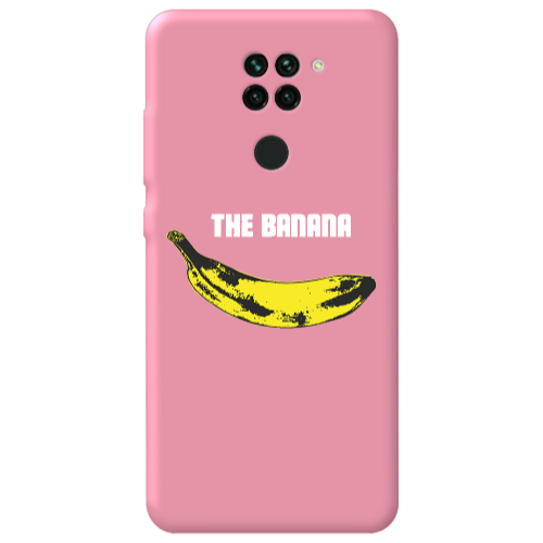Xiaomi Redmi Note 9 The banana Pink Colored Silicone TPU Θήκη