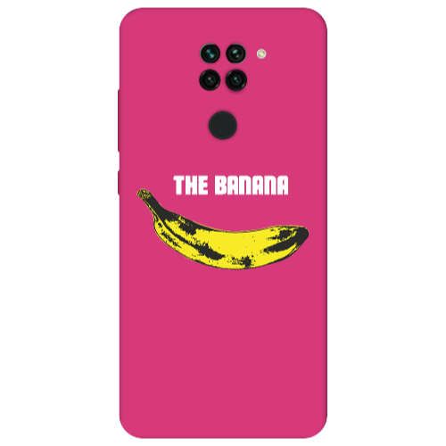 Xiaomi Redmi Note 9 The banana Fuchsia Colored Silicone TPU Θήκη