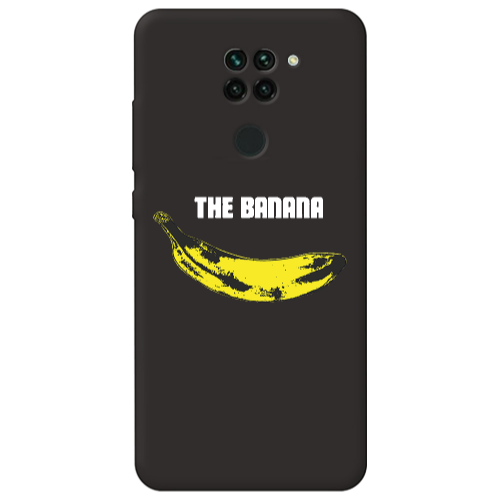 Xiaomi Redmi Note 9 The banana Black Colored Silicone TPU Θήκη