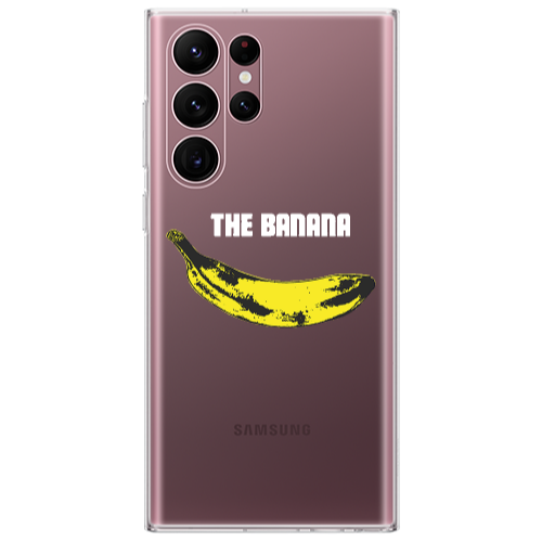 Samsung S22 Ultra The banana Transparent Silicone TPU Θήκη
