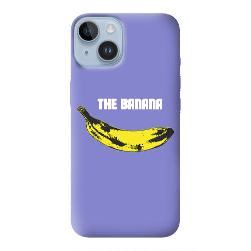 Apple iPhone 14  The banana Purple Colored Silicone TPU Θήκη