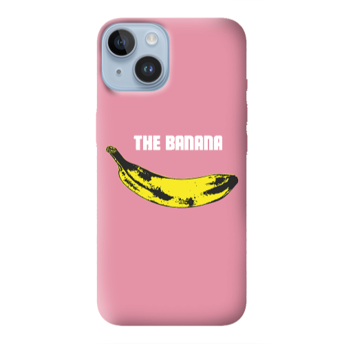 Apple iPhone 14  The banana Pink Colored Silicone TPU Θήκη
