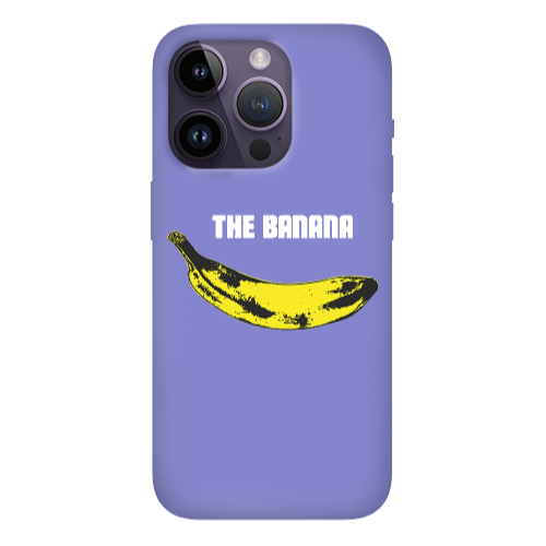 Apple iPhone 14 Pro  The banana Purple Colored Silicone TPU Θήκη