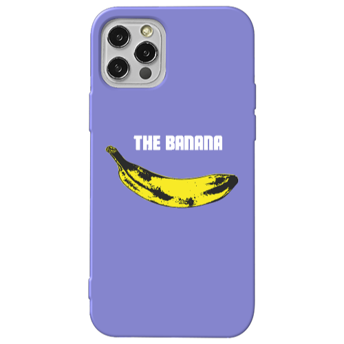 Apple iPhone 13 Pro The banana Purple Colored Silicone TPU Θήκη
