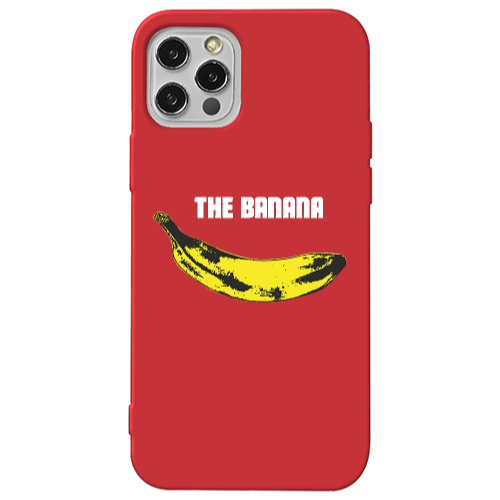 Apple iPhone 13 Pro The banana Red Colored Silicone TPU Θήκη
