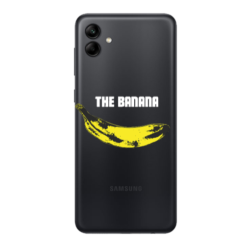 Samsung A04 The banana Transparent Silicone TPU Θήκη