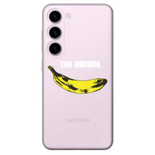 Samsung S23 Plus The banana Transparent Silicone TPU Θήκη