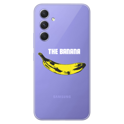 Samsung A54 The banana Transparent Silicone TPU Θήκη