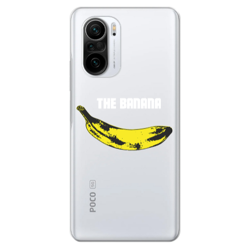 Xiaomi Poco F3 The banana Transparent Silicone TPU Θήκη
