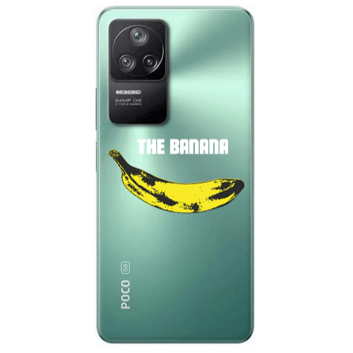 Xiaomi Poco F4 The banana Transparent Silicone TPU Θήκη