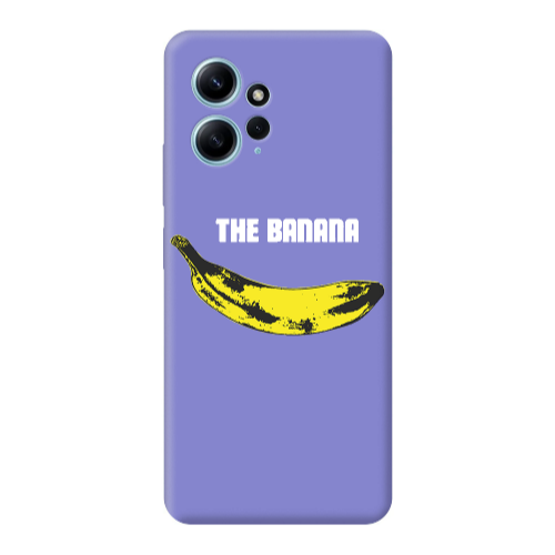 Xiaomi Redmi Note 12 4G The banana Purple Colored Silicone TPU Θήκη