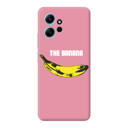 Xiaomi Redmi Note 12 4G The banana Pink Colored Silicone TPU Θήκη