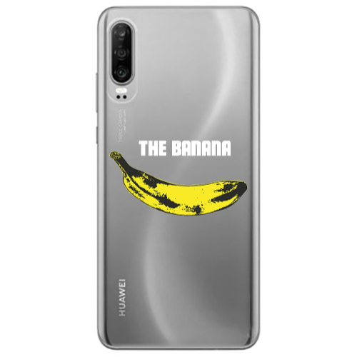Huawei P30 The banana Transparent Silicone TPU Θήκη