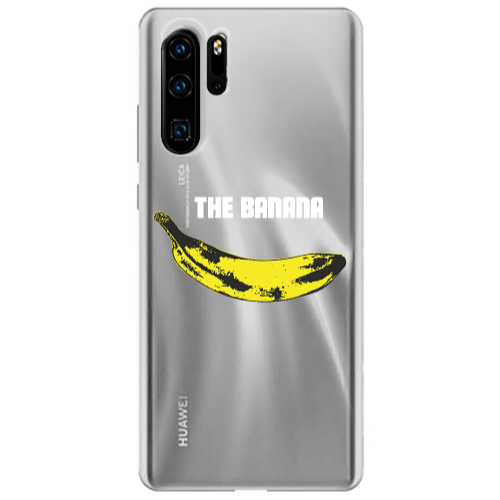 Huawei P30 Pro The banana Transparent Silicone TPU Θήκη