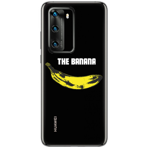Huawei P40 The banana Transparent Silicone TPU Θήκη