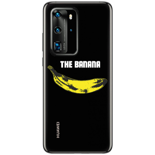Huawei P40 Pro The banana Transparent Silicone TPU Θήκη