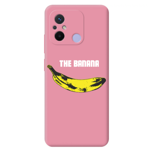 Xiaomi Redmi 12C The banana Pink Colored Silicone TPU Θήκη