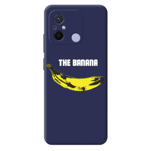 Xiaomi Redmi 12C The banana Dark blue Colored Silicone TPU Θήκη