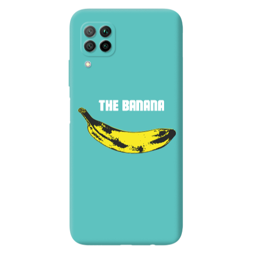 Huawei P40 Lite The banana Turquoise Colored Silicone TPU Θήκη