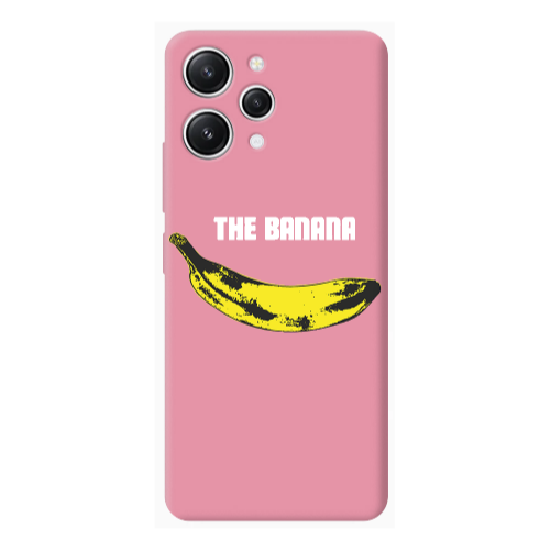 Xiaomi Redmi 12 The banana Pink Colored Silicone TPU Θήκη