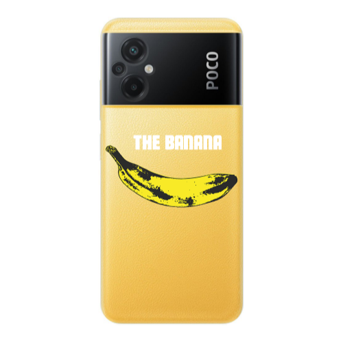Xiaomi Poco M5 The banana Transparent Silicone TPU Θήκη