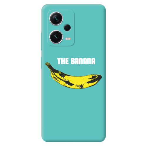 Xiaomi Poco X5 The banana Turquoise Colored Silicone TPU Θήκη
