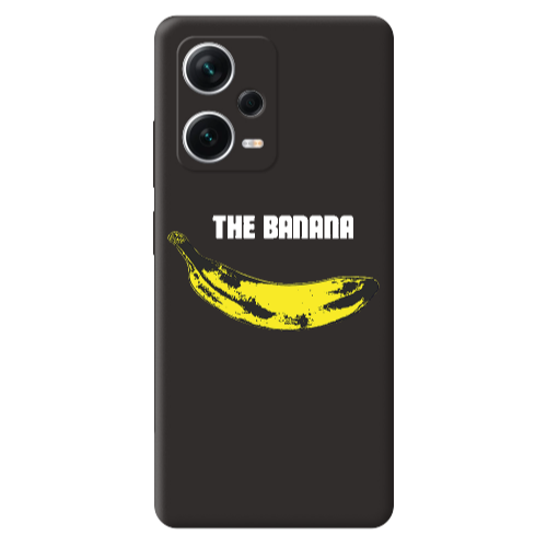 Xiaomi Poco X5 The banana Black Colored Silicone TPU Θήκη