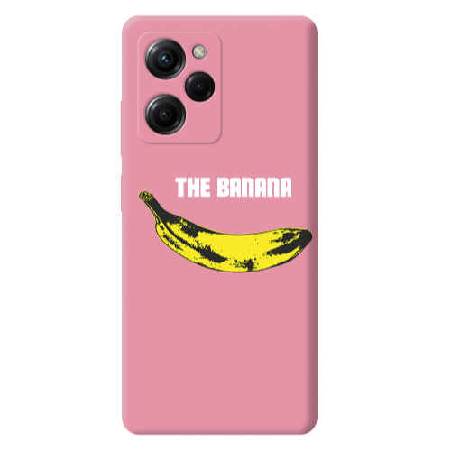 Xiaomi Poco X5 Pro The banana Pink Colored Silicone TPU Θήκη