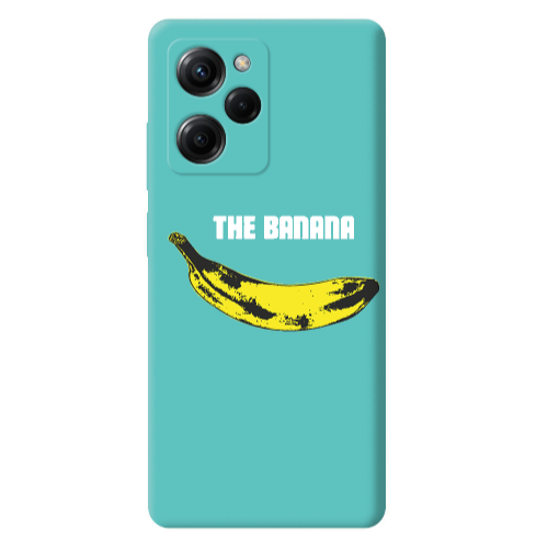 Xiaomi Poco X5 Pro The banana Turquoise Colored Silicone TPU Θήκη