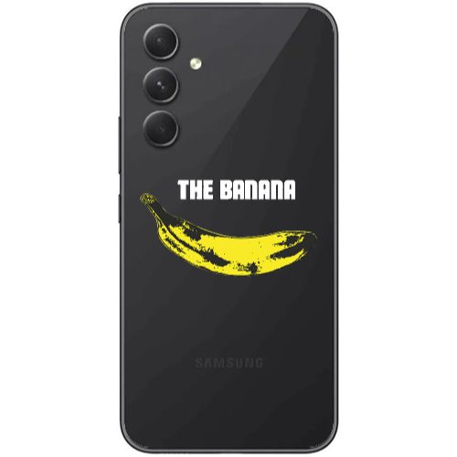 Samsung Galaxy A25 The banana Transparent Silicone TPU Θήκη