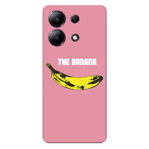 Xiaomi Redmi Note 13 4G The banana Pink Colored Silicone TPU Θήκη