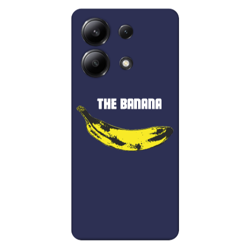 Xiaomi Redmi Note 13 4G The banana Dark blue Colored Silicone TPU Θήκη